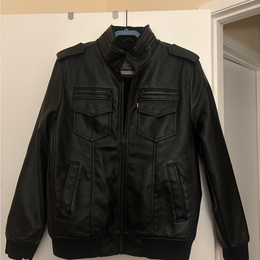 Levi's Black Military Style Jacket